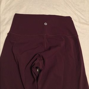 Lululemon wunder under crop leggings